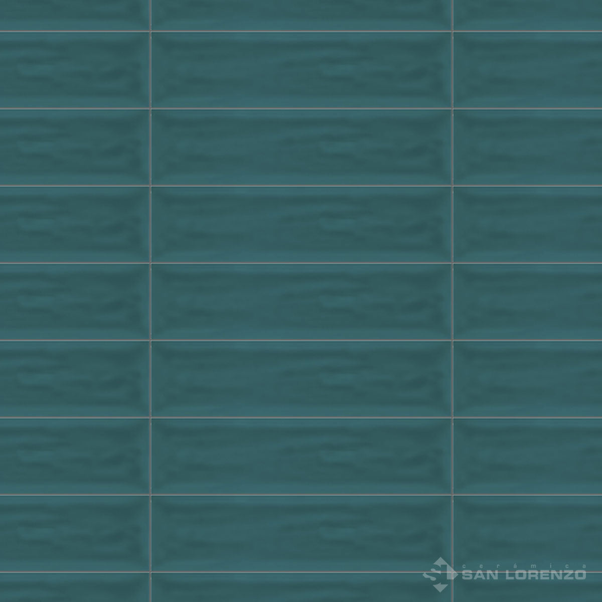 Azulejo San Lorenzo Flow Peacock Green 7,5x30