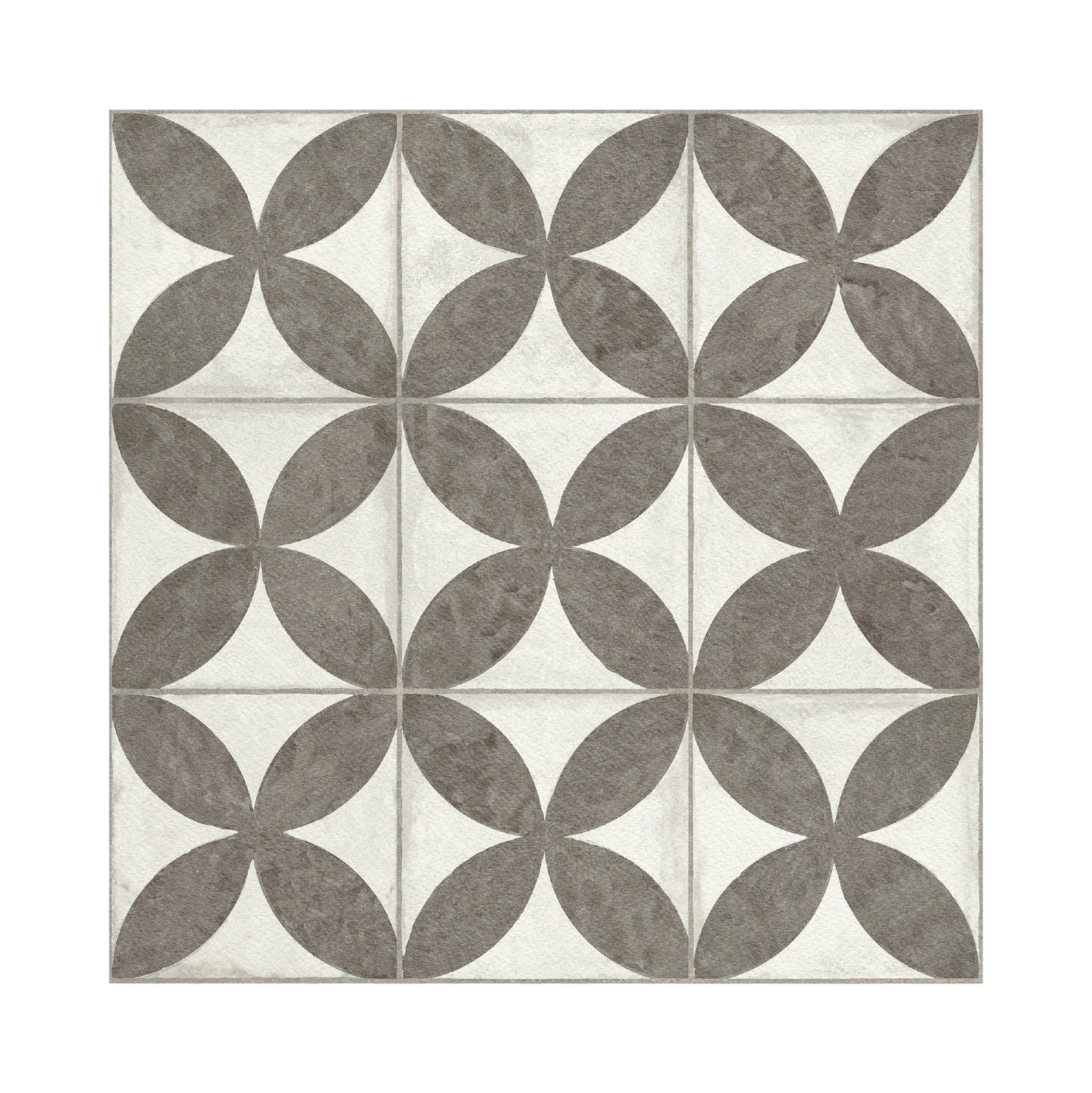 Cerámico Scop Flower Black 45x45