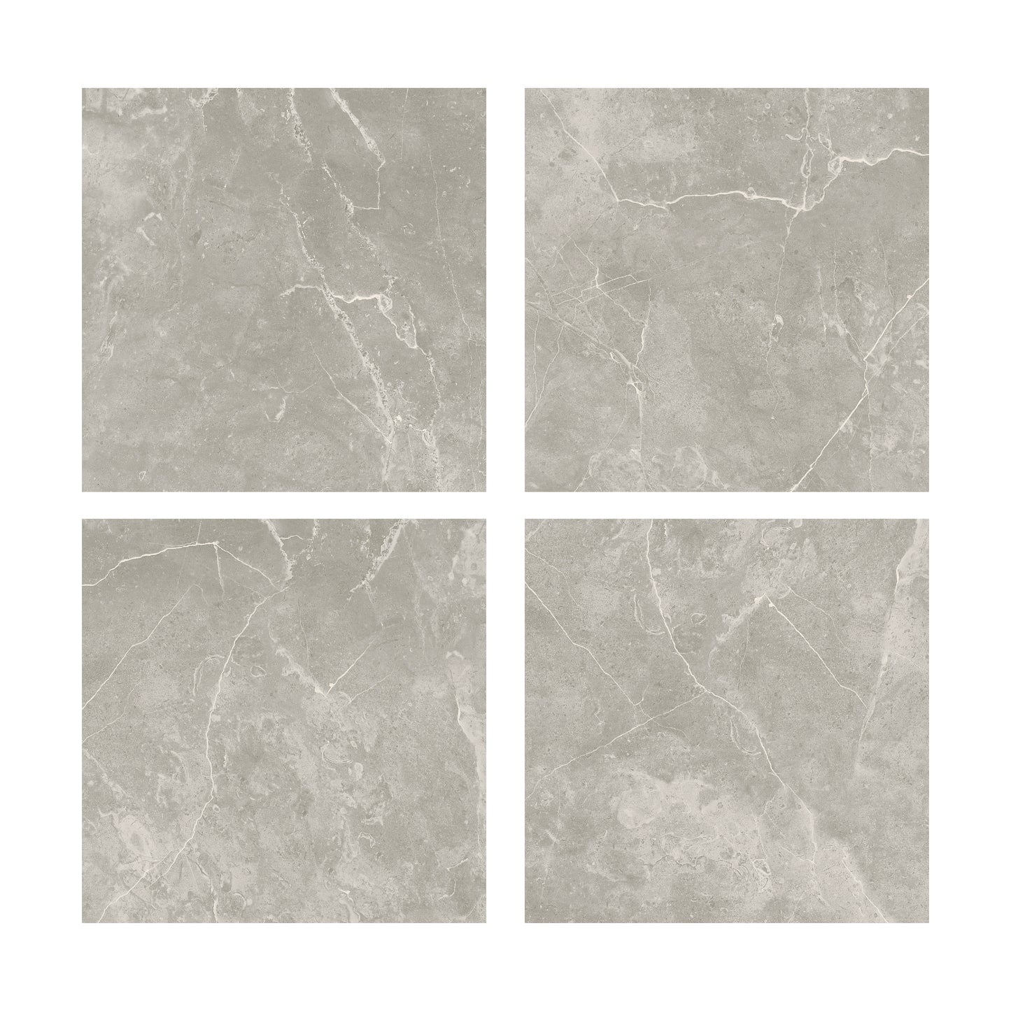 Porcelanato San Lorenzo Desing Suria Silver 60X60 Pulido