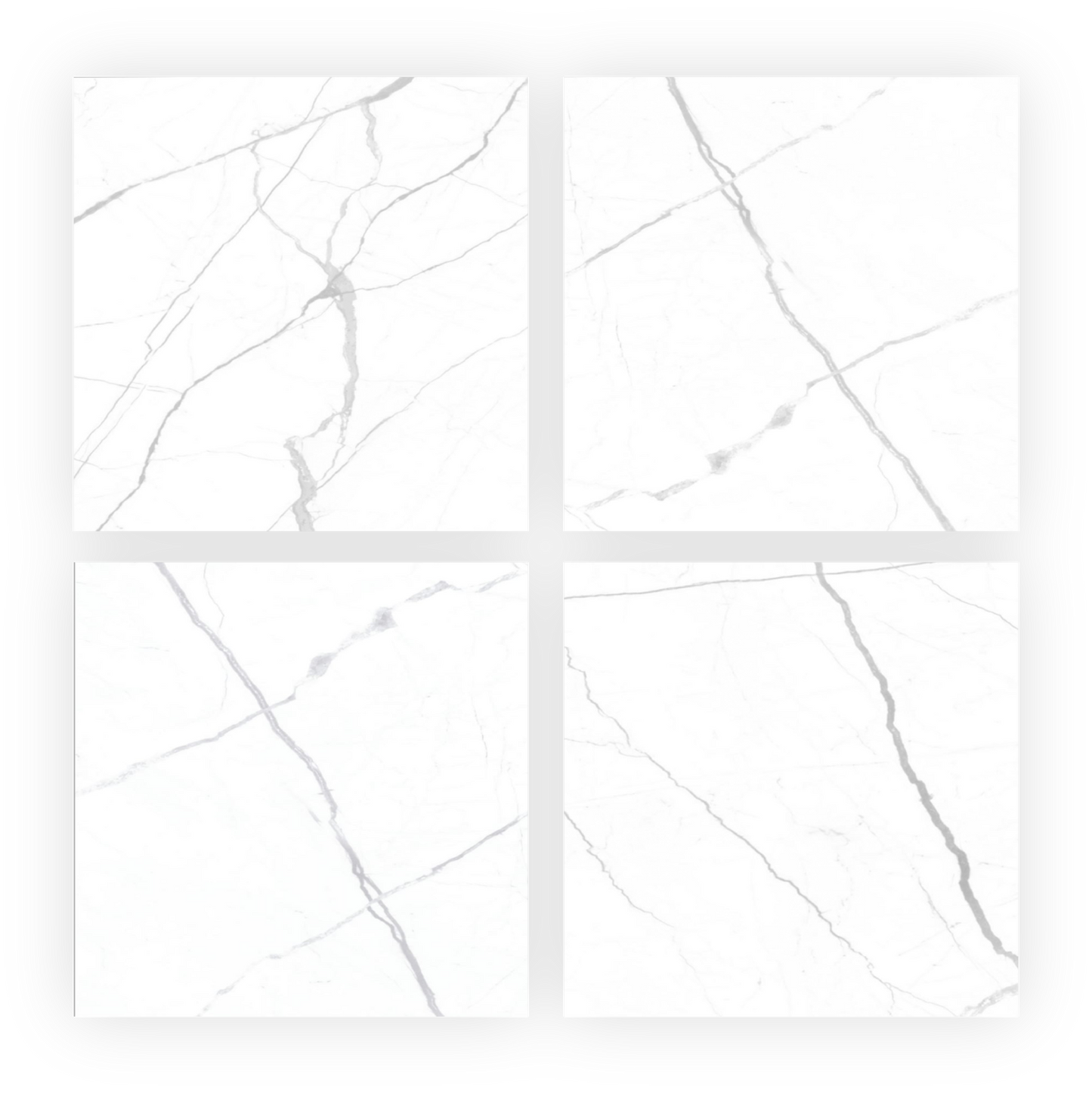 Cerámico Cortines Statuario Brillante 60x60
