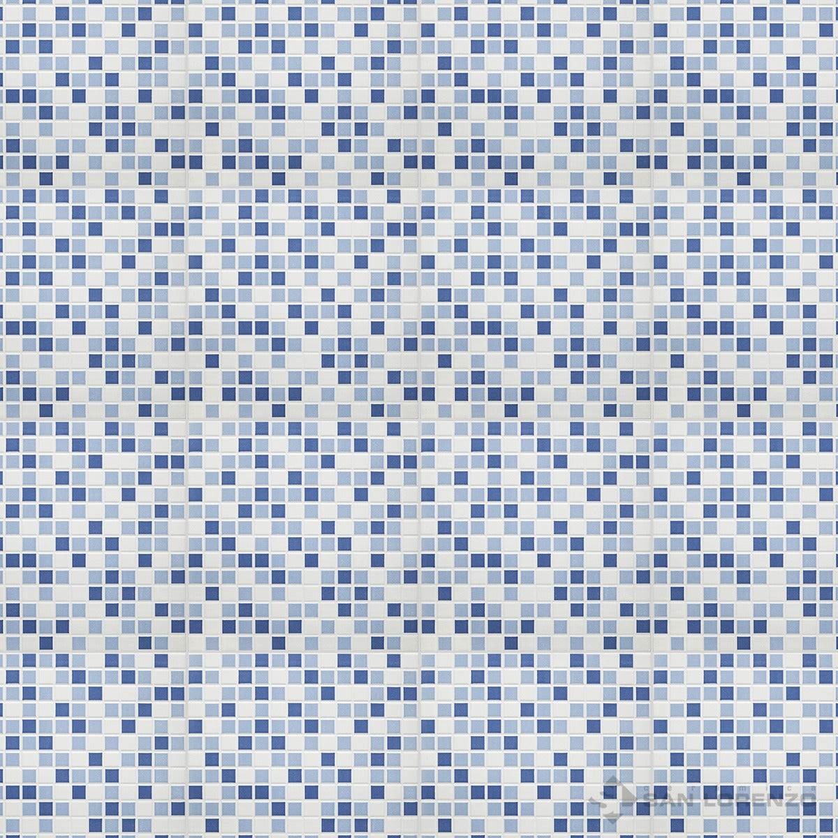 Cerámico San Lorenzo Aqua Mix Blue 33x33