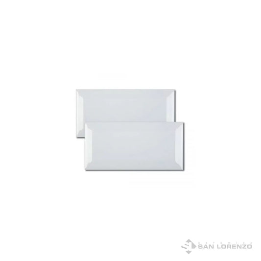 Azulejo San Lorenzo Subway Bisote Blanco 7,5x15