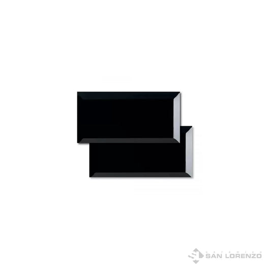 Azulejo San Lorenzo Subway Bisote Negro 7,5x15
