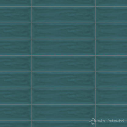 Azulejo San Lorenzo Flow Peacock Green 7,5x30