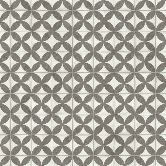 Cerámico Scop Flower Black 45x45