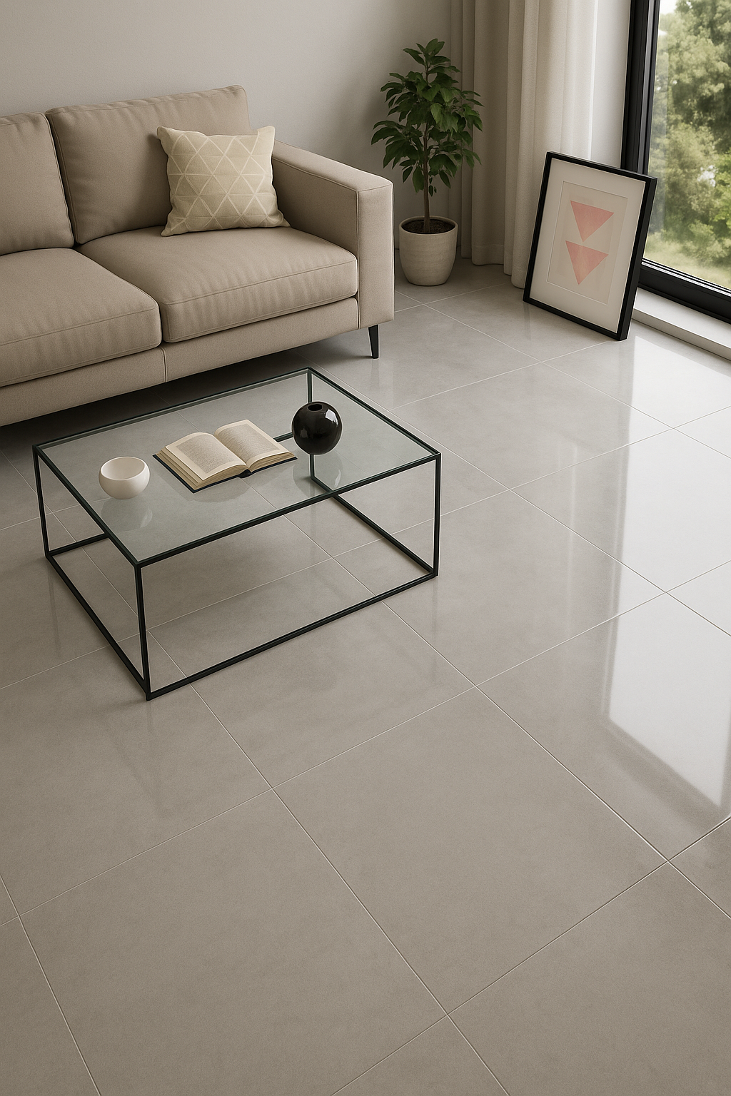 Porcelanato San Lorenzo Desing Modus Art Tiza 60X60 Pulido