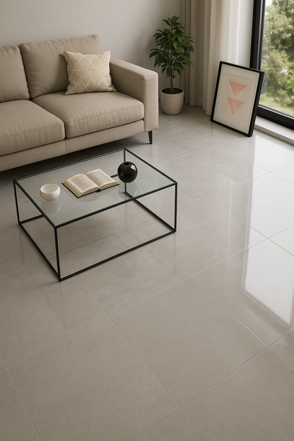 Porcelanato San Lorenzo Desing Modus Art Tiza 60X60 Pulido