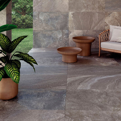 Cerámico San Lorenzo Rocca Ardesia Gris 45x45