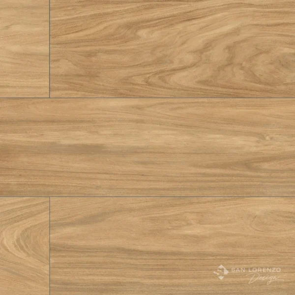 Detalle del porcelanato Olmo Cerezo 20x120