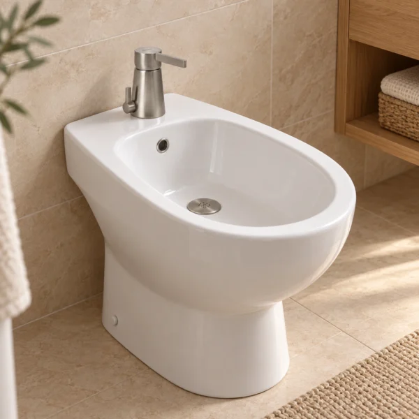 Peirano Steel Acero inoxidable — Bidé monocomando — Ambientación