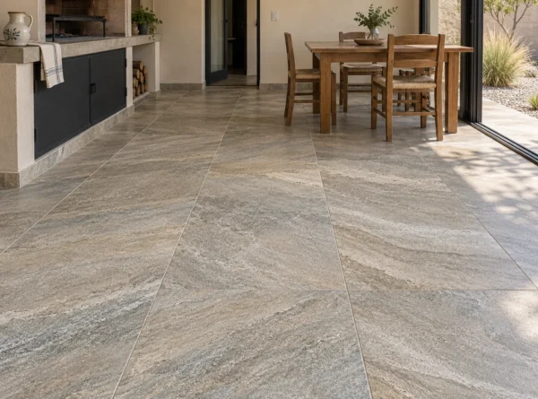San Lorenzo Design Rocca Ardesia Siena 60x120 Satinado · Ambiente ilustrativo