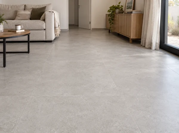 San Lorenzo Design Limestone Gray 60x120 Satinado · Ambiente ilustrativo