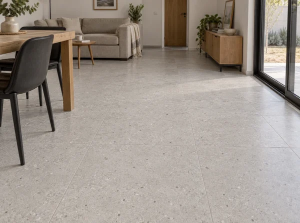 San Lorenzo Design Metrópolis Gray 60x120 Satinado · Ambiente ilustrativo