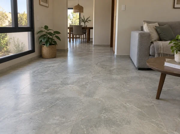 San Lorenzo Design Marmol Strazza Gris 60x120 Satinado · Ambiente ilustrativo