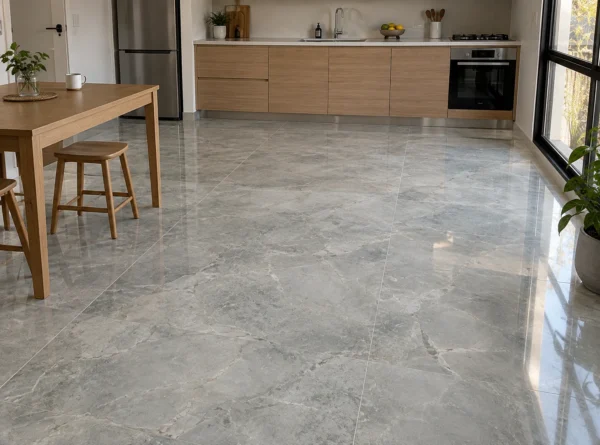 San Lorenzo Design Marmol Strazza Gris 60x120 Pulido · Ambiente ilustrativo