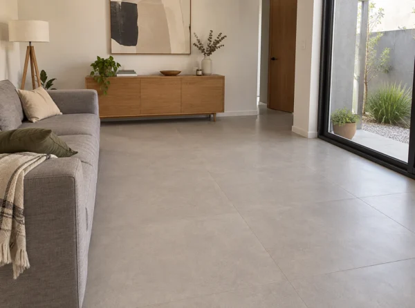 San Lorenzo Design Urban Concrete Grey In 60x120 Satinado · Ambiente ilustrativo