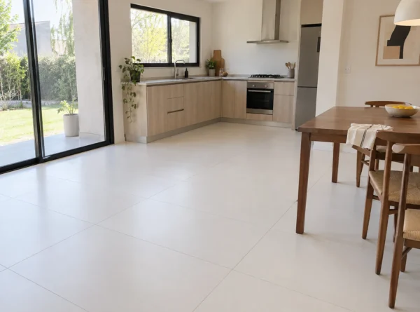 San Lorenzo Design Ice Tile Blanco 60x120 Satinado · Ambiente ilustrativo