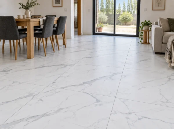 San Lorenzo Design Calacata Bianco 60x120 Satinado · Ambiente ilustrativo