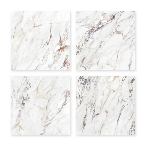 San Lorenzo Design Breccia Capraia Blanco 120x120 Satinado · Cuatro placas