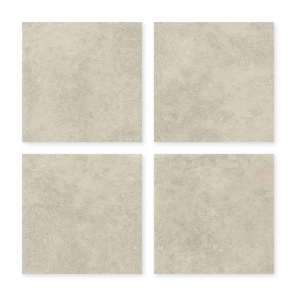 San Lorenzo Design Limestone Greige 120x120 Satinado · Cuatro placas