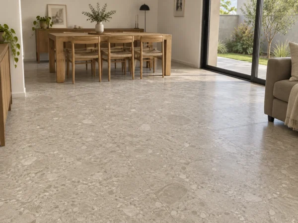 San Lorenzo Design Ceppo Di Gré Moka 120x120 Satinado · Ambiente ilustrativo