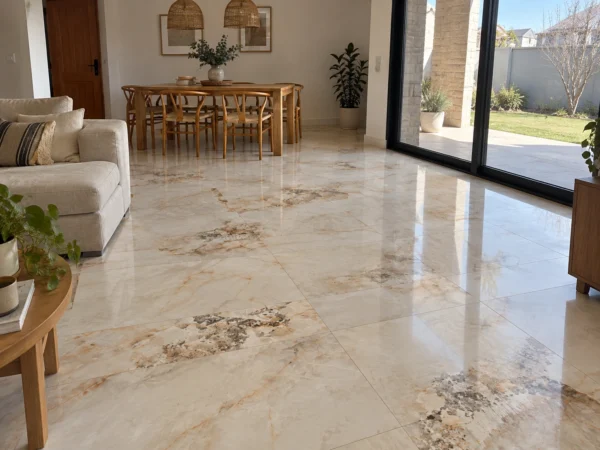 San Lorenzo Design Sur Beige 80x160 Pulido · Ambiente ilustrativo