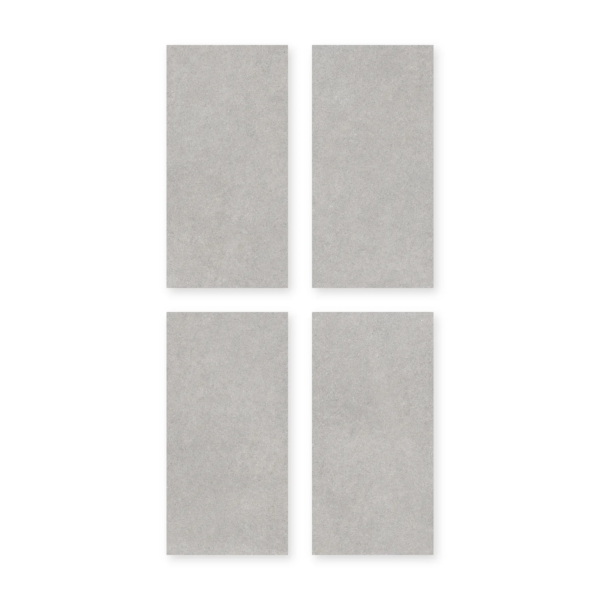 Cuatro placas de San Lorenzo Design Aberdeen Grey 60x120 Satinado