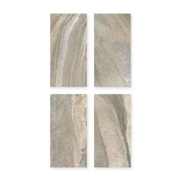 Cuatro placas de San Lorenzo Design Rocca Ardesia Siena 60x120 Satinado