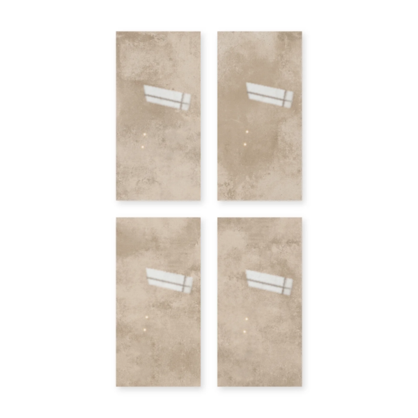 Cuatro placas de San Lorenzo Design Bauhaus Grey 60x120 Pulido