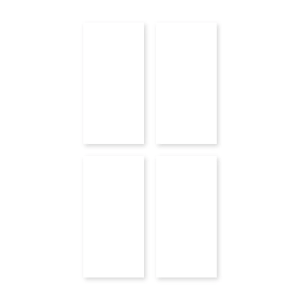 Cuatro placas de San Lorenzo Design Ice Tile Blanco 60x120 Satinado