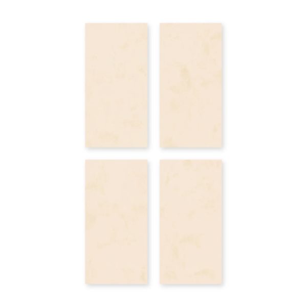 Cuatro placas de San Lorenzo Design Modus Art Hueso 60x120 Satinado