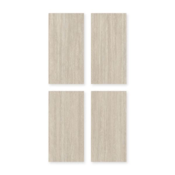 Cuatro placas de San Lorenzo Design Nuance Beige 60x120 Satinado