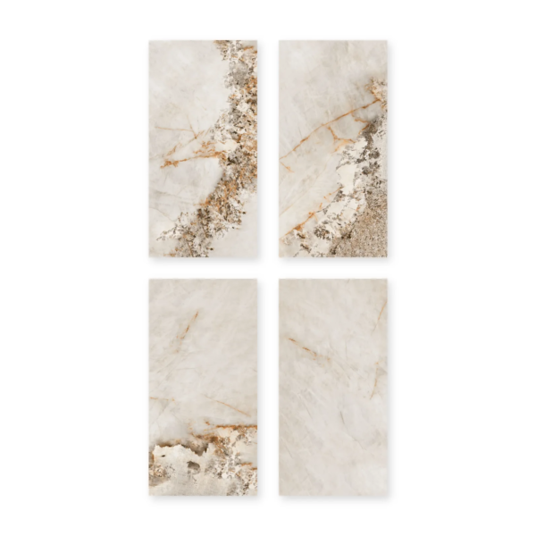 Cuatro placas de San Lorenzo Design Sur Beige 80x160 Satinado