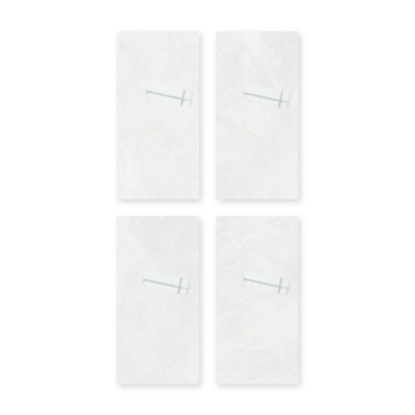 Tendenza Sky 57,5 × 117 Pulido · Cuatro placas