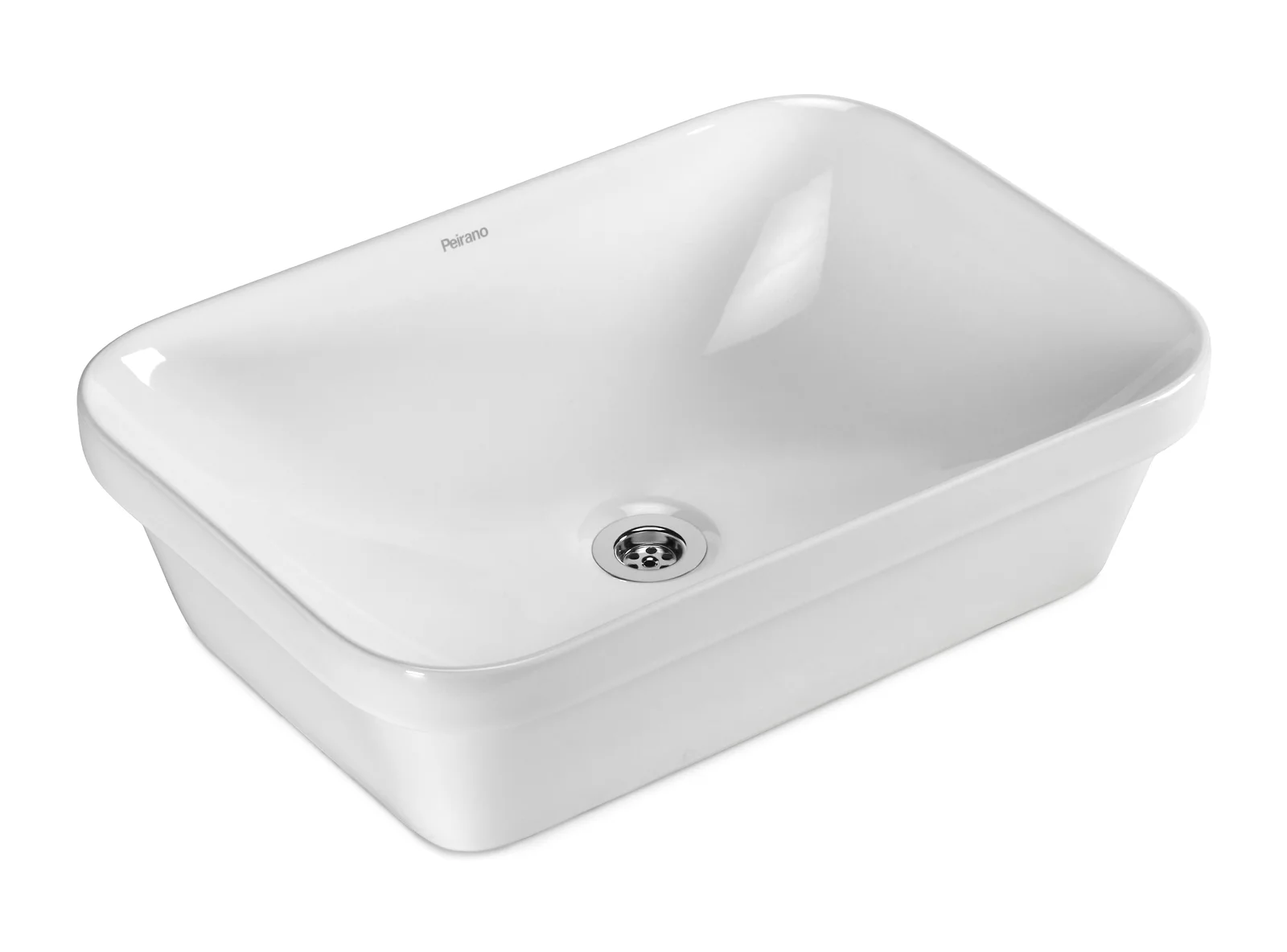Peirano Bacha semiembutida rectangular · 530 × 370 × 155