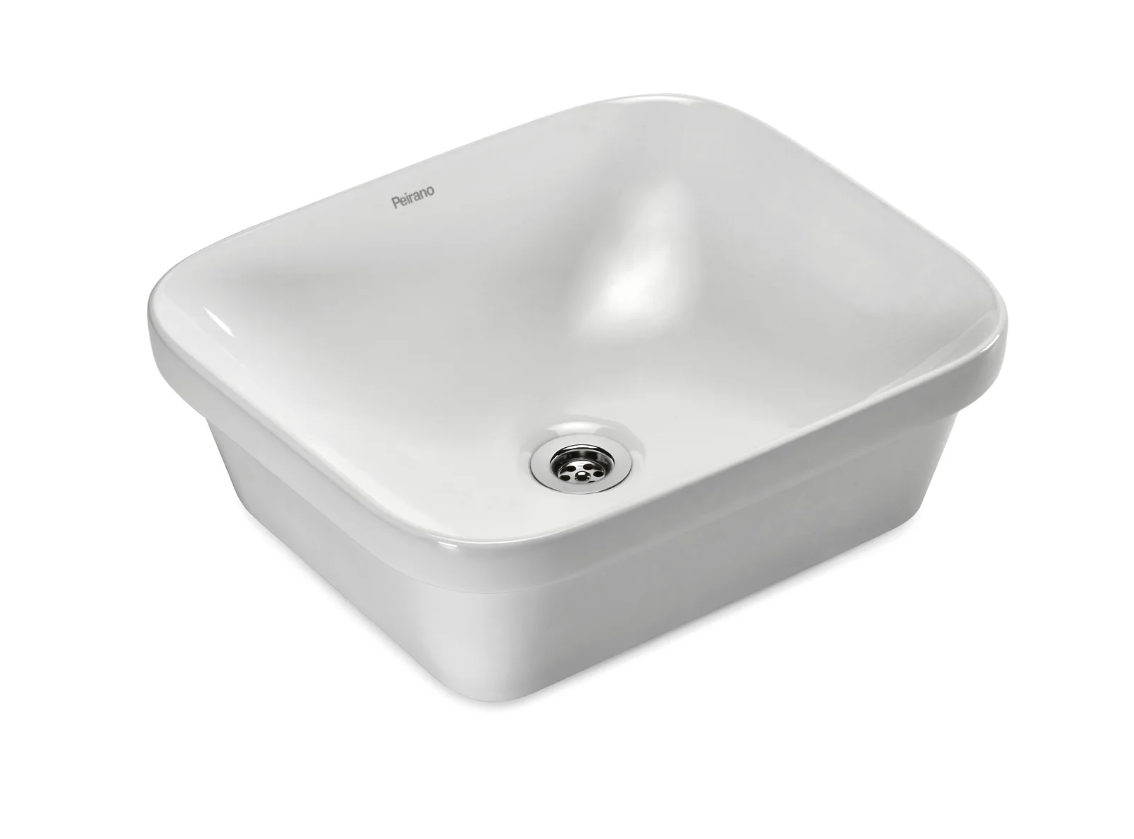 Peirano Bacha semiembutida rectangular · 460 × 380 × 155