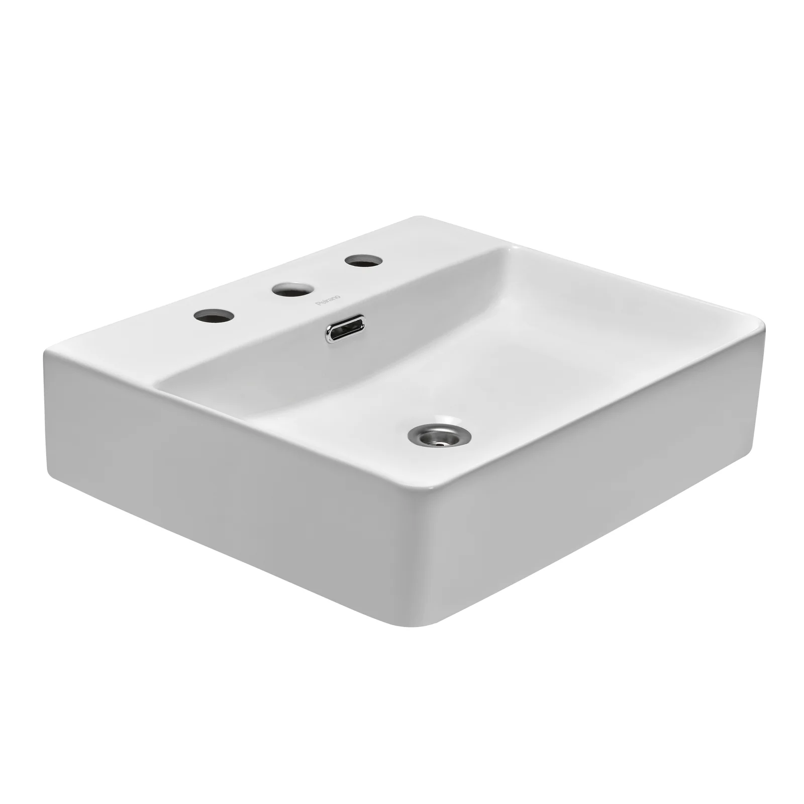 Peirano Bacha de apoyar rectangular · 3 agujeros · 500 × 420 × 130