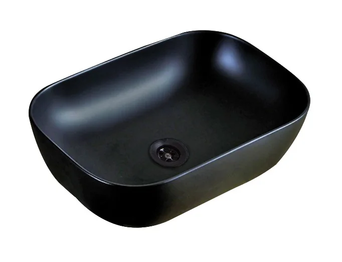 Peirano Bacha de apoyar negro mate · 460 × 320 × 140